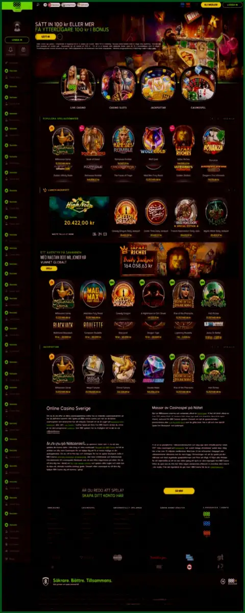 Вранье на страничках информационного ресурса воров 888 Casino