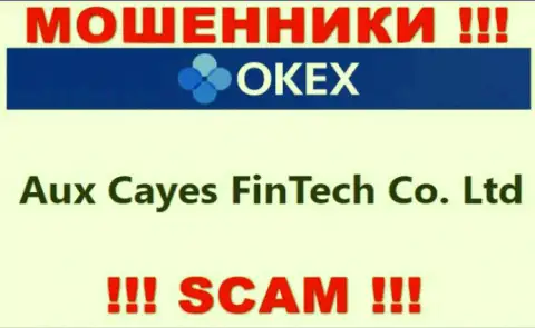 Aux Cayes FinTech Co. Ltd - это организация, владеющая разводилами OKEx