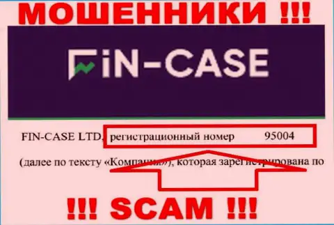 Номер регистрации конторы Fin-Case Com: 95004