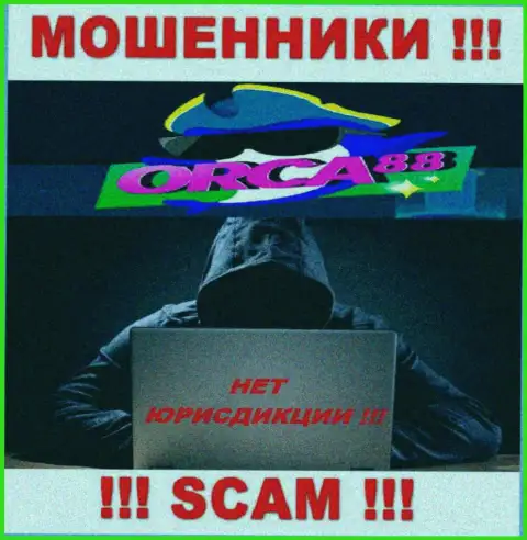 Разводилы Orca88 нести ответственность за свои мошеннические ухищрения не намерены, т.к. инфа об юрисдикции скрыта