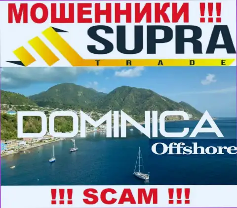 Контора Супра Трейд похищает вклады доверчивых людей, зарегистрировавшись в оффшорной зоне - Доминика