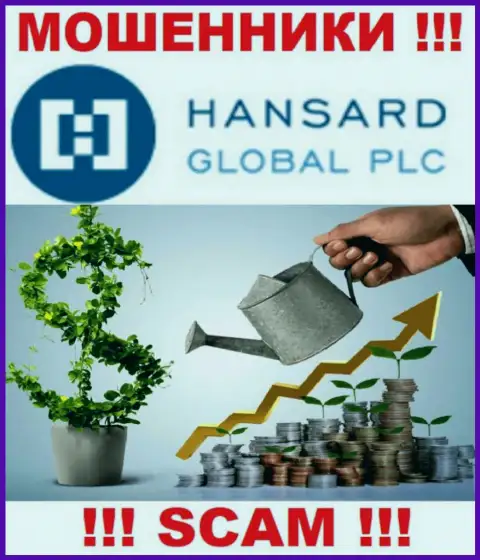 Hansard International Limited говорят своим клиентам, что оказывают свои услуги в области Инвестиции