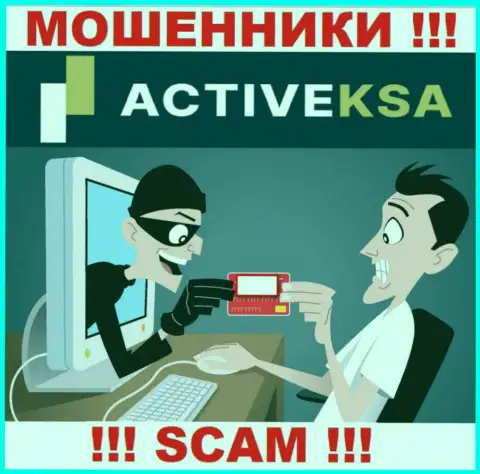 Не попадитесь в грязные руки к интернет мошенникам Activeksa, ведь рискуете остаться без денег
