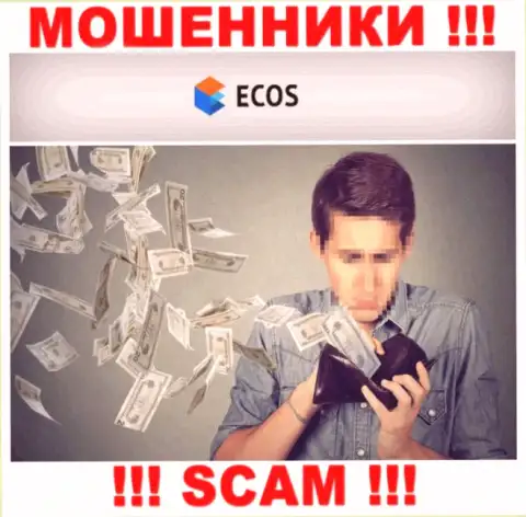 Намереваетесь зарабатывать в интернет сети с лохотронщиками ECOS - это не выйдет точно, ограбят