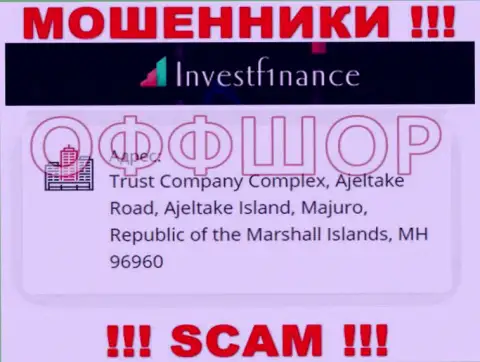 Не нужно работать, с такими интернет-махинаторами, как Инвест ЭФ1инанс, т.к. засели они в оффшоре - Trust Company Complex, Ajeltake Road, Ajeltake Island, Majuro, Republic of the Marshall Islands, MH 96960