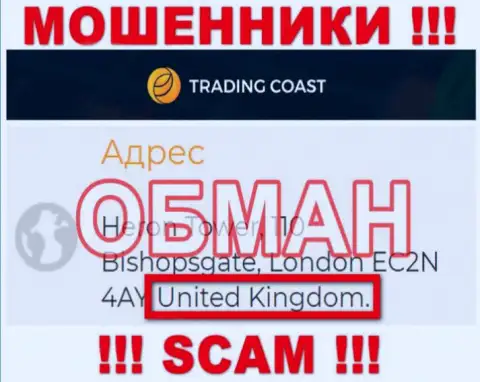 Реальную инфу о юрисдикции Trading-Coast Com на их официальном веб-портале Вы не сумеете найти