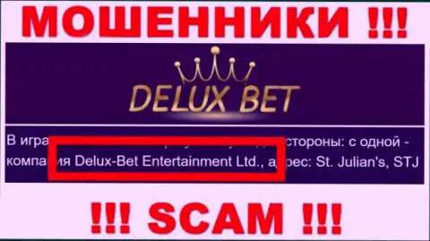 Делюкс-Бет Интертеймент Лтд - это компания, владеющая интернет-лохотронщиками Deluxe-Bet Com