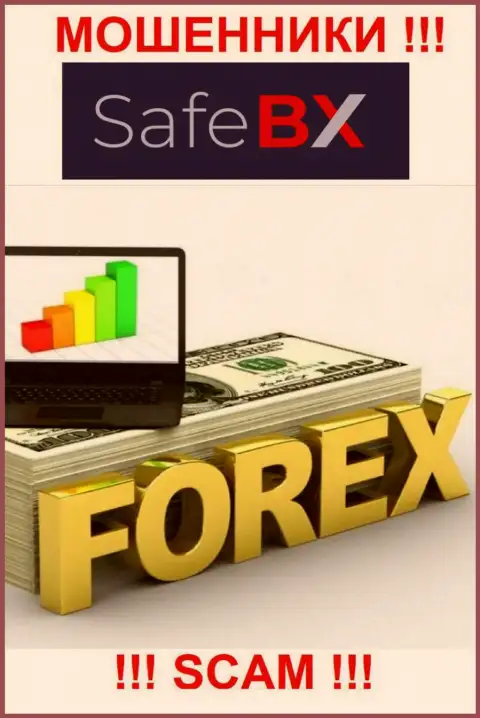SafeBX Com - это МОШЕННИКИ, направление деятельности которых - Forex