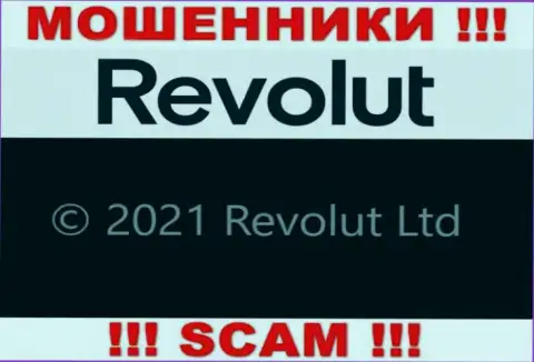 Юр. лицо Revolut - это Revolut Limited, такую информацию оставили воры на своем портале