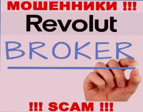 Revolut Com заняты надувательством доверчивых клиентов, орудуя в направлении Брокер