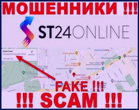 Не надо доверять интернет-кидалам из компании ST 24 Online - они показывают неправдивую информацию об юрисдикции