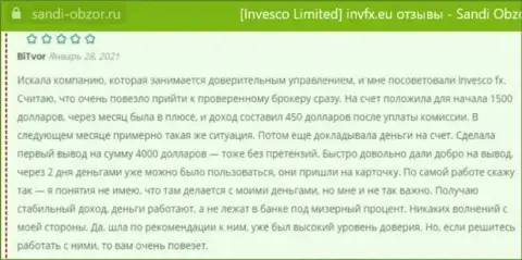 Отзывы валютных трейдеров о Форекс дилинговой компании INVFX Eu, размещенные на информационном сервисе Sandi Obzor Ru