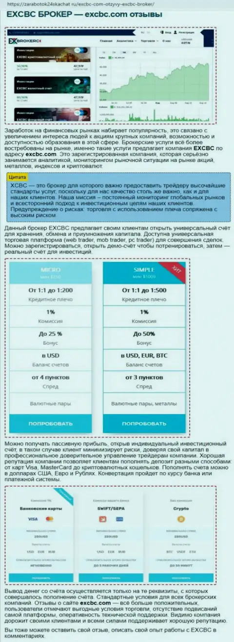 Информационный материал о Forex компании ЕХ Брокерс на web-сервисе Zarabotok24Skachat Ru