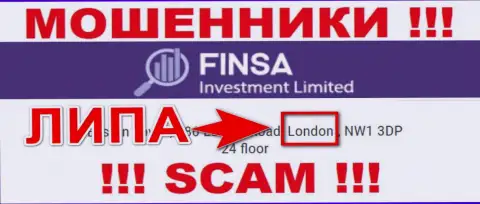 Finsa Investment Limited - это МОШЕННИКИ, обманывающие доверчивых клиентов, оффшорная юрисдикция у компании липовая