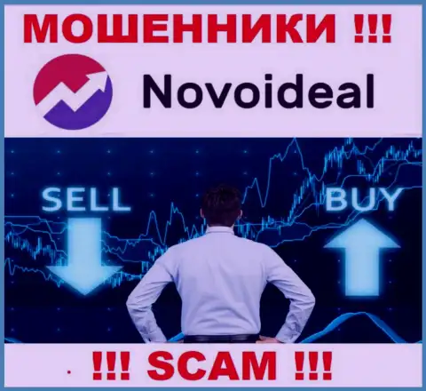 NovoIdeal Com это МОШЕННИКИ, прокручивают делишки в сфере - Broker