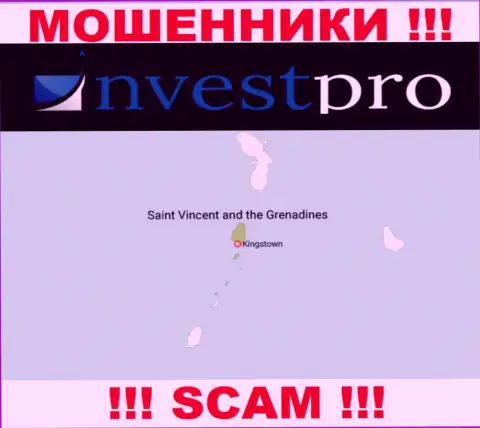 Мошенники Nvest Pro находятся на офшорной территории - St. Vincent & the Grenadines