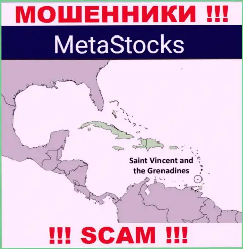 Из компании Meta Stocks финансовые средства вывести нереально, они имеют офшорную регистрацию - Kingstown, St. Vincent and the Grenadines