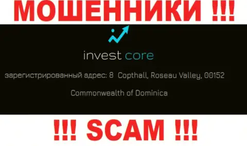 ИнвестКор - это internet мошенники !!! Пустили корни в оффшоре по адресу - 8 Copthall, Roseau Valley, 00152 Commonwealth of Dominica и воруют финансовые средства реальных клиентов