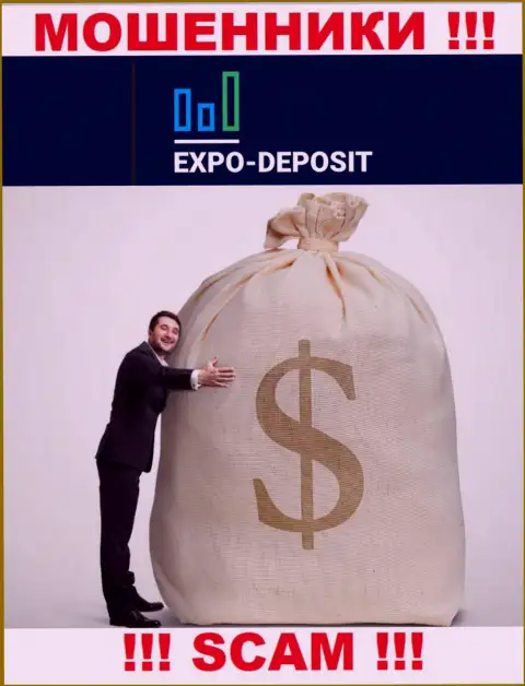 Невозможно вернуть обратно вклады с Expo-Depo, исходя из этого ни гроша дополнительно отправлять не рекомендуем