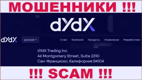 Избегайте сотрудничества с организацией dYdX Exchange !!! Представленный ими официальный адрес - это липа