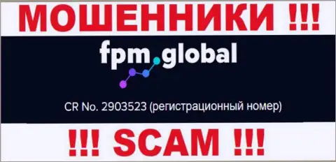 Во всемирной сети прокручивают делишки жулики FPM Global ! Их номер регистрации: 2903523