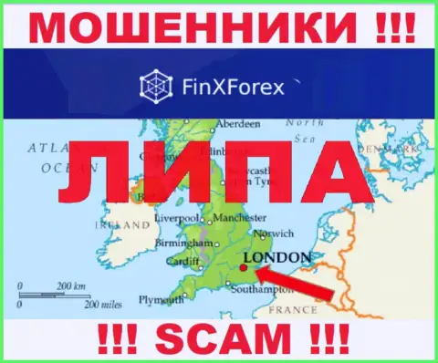 Ни одного слова правды относительно юрисдикции FinXForex Com на сайте организации нет - махинаторы