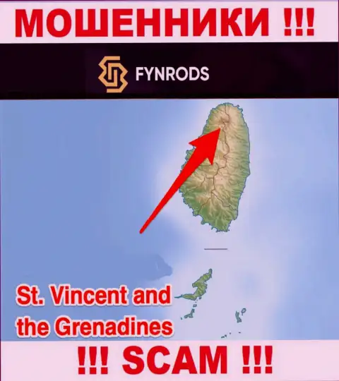 Fynrods - это КИДАЛЫ, которые юридически зарегистрированы на территории - Saint Vincent and the Grenadines