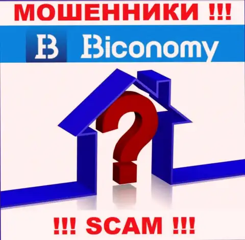 Адрес регистрации организации Biconomy Com неизвестен - предпочитают его не засвечивать